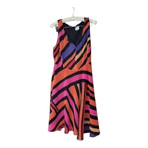 Cabi Fete Bold Striped Sleeveless Dress S
